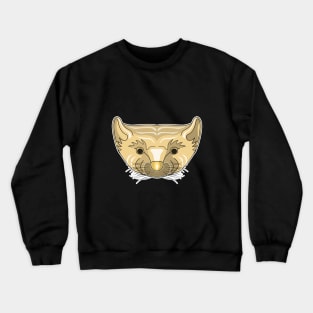 brown pine marten carton Crewneck Sweatshirt